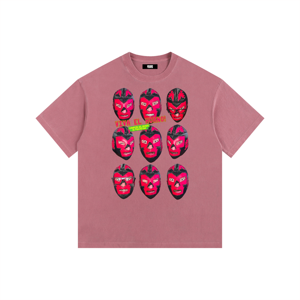 HORNO LUCHA MAGAZINE Oversized Tee