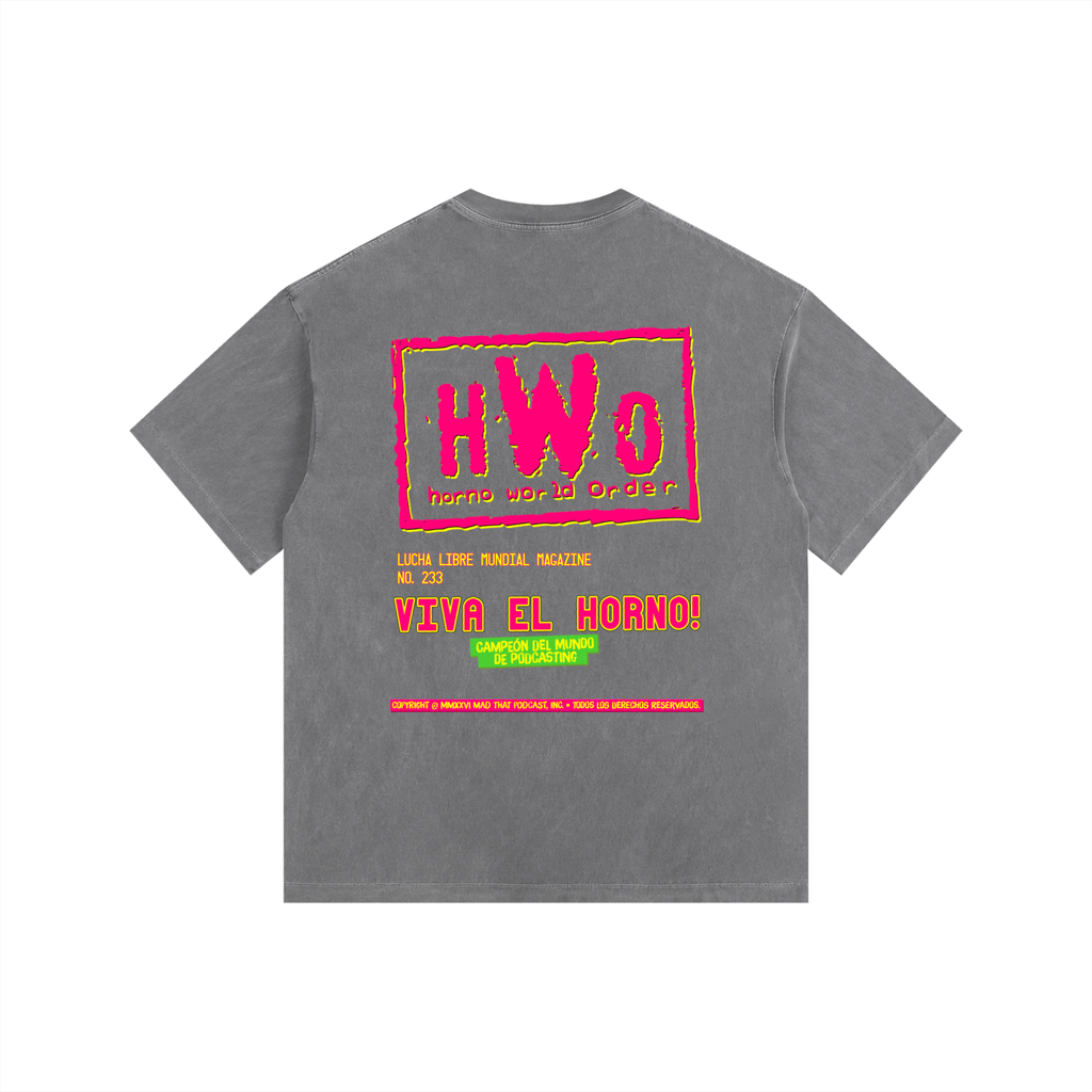 HORNO LUCHA MAGAZINE Oversized Tee