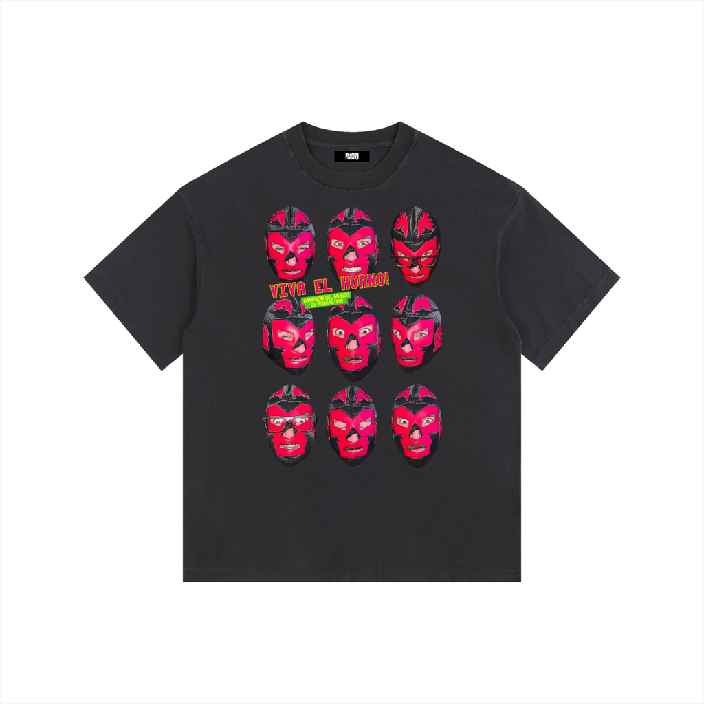 HORNO LUCHA MAGAZINE Oversized Tee