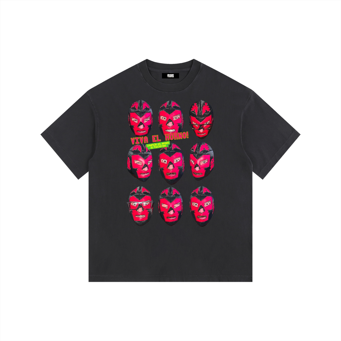 HORNO LUCHA MAGAZINE Oversized Tee