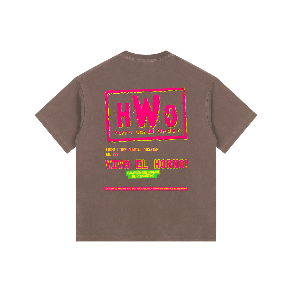 HORNO LUCHA MAGAZINE Oversized Tee