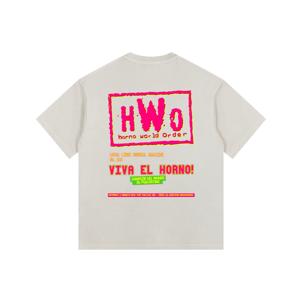 HORNO LUCHA MAGAZINE Oversized Tee