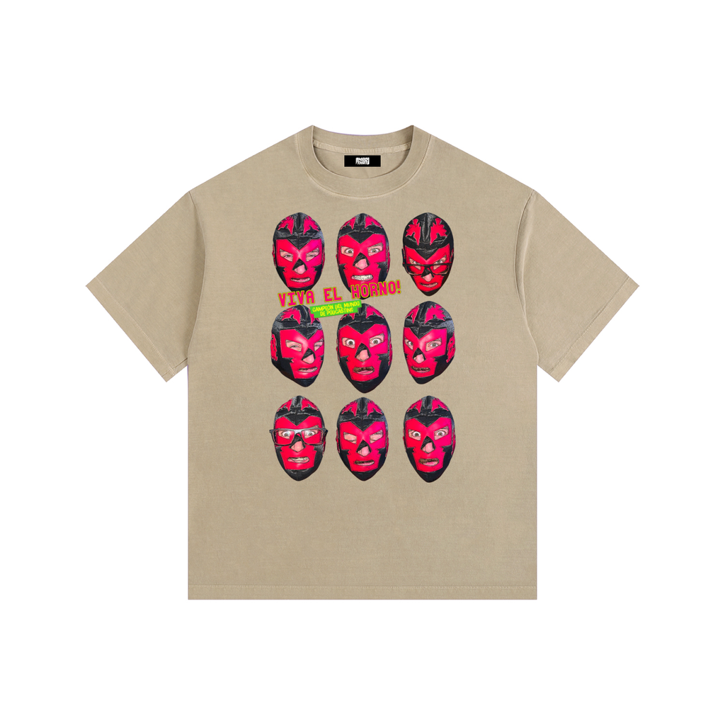 HORNO LUCHA MAGAZINE Oversized Tee