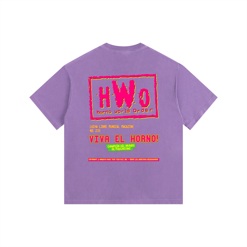 HORNO LUCHA MAGAZINE Oversized Tee