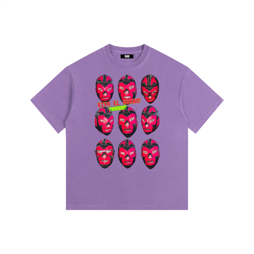 HORNO LUCHA MAGAZINE Oversized Tee