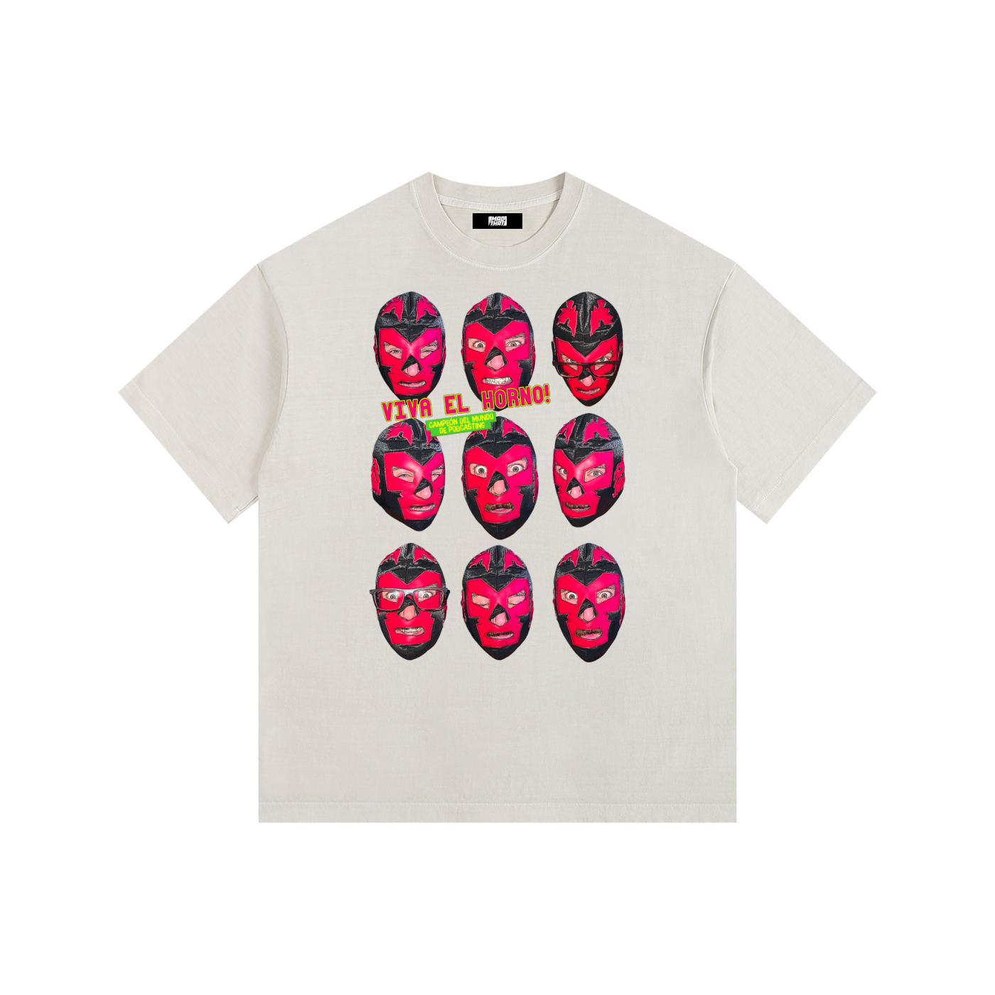 HORNO LUCHA MAGAZINE Oversized Tee