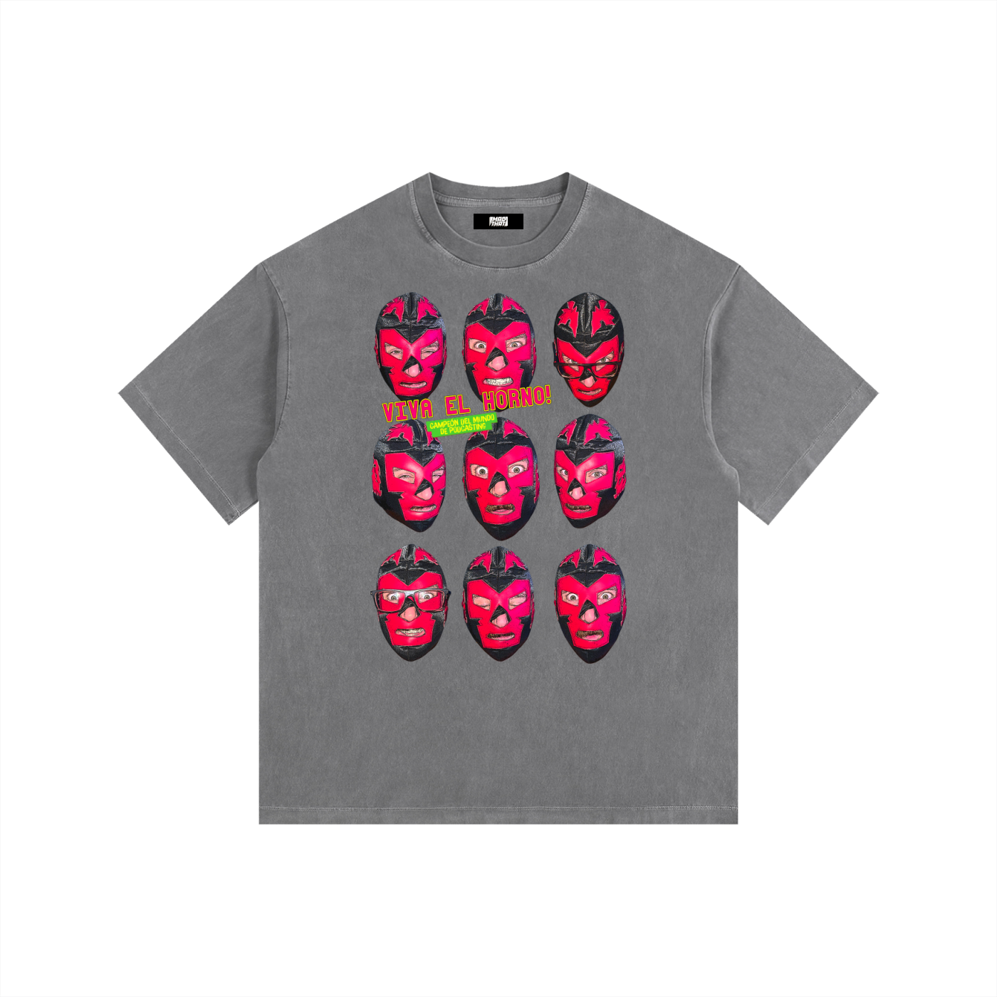 HORNO LUCHA MAGAZINE Oversized Tee